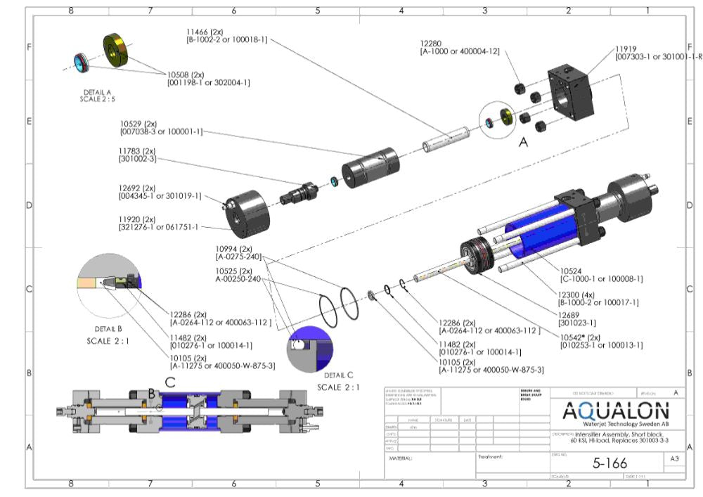001198-1-S-IMI HP Seal Kit NEW IMPROVED DURABLE DESIGN!!