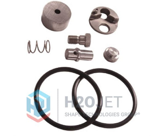 Check Valve Repair Kit. Includes: Seat, Outlet and Inlet Poppet, Spring, Screw, Housing, O-Rings OEM # : 302003-1