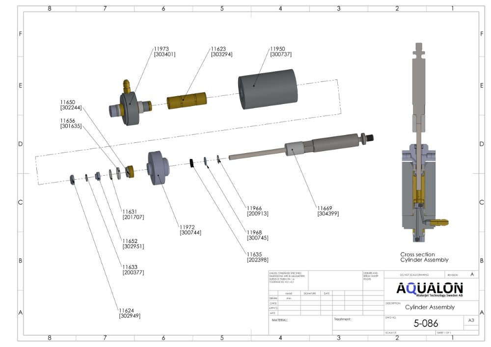 302244-S-IMI Backup ring assembly,