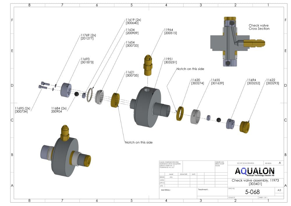 303401-S-IMI Check valve Assembly